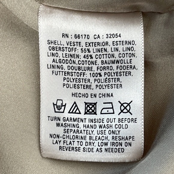 Maeve Anthropologie Linen Blend Flaxen Dress Sleeveless Rope Waist Beige Sz 0 - Picture 11 of 12